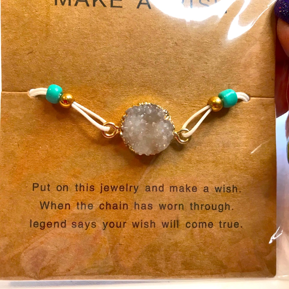 Make A Wish Bracelet- White